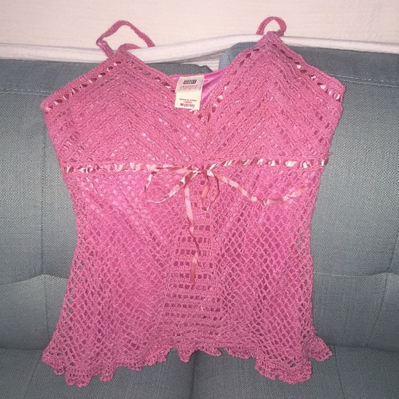 Silk Crochet faded glory 8-10 small/ medium lined - Picture 8 of 8